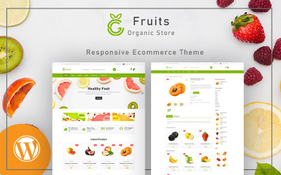Owoce organiczne - uniwersalny motyw WooCommerce
