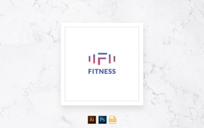 Ready-to-Use Fitness Studio Logo Template