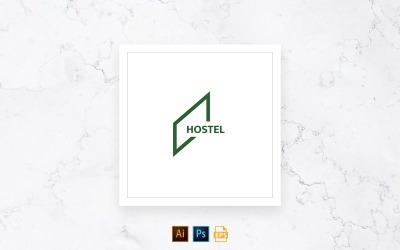Ready-to-Use Hostel Logo Template