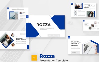 Rozza - Wirtualna asystentka i sekretarka Szablon Prezentacji Google