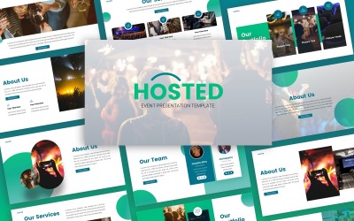 Розміщено - Подія багатоцільовий шаблон PowerPoint