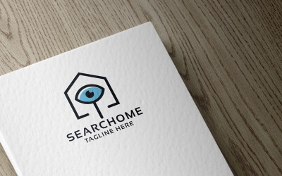 Zoek Home Logo-sjabloon
