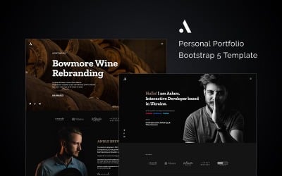Andle - Personal Portfolio Bootstrap 5 Webbplatsmall