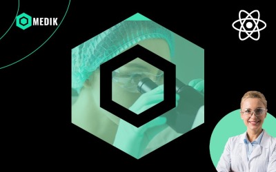 Medik Doctor Medical Clinic React Web Sitesi Şablonu