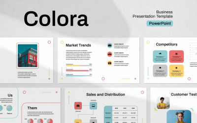 Plantilla de presentación de PowerPoint de negocios