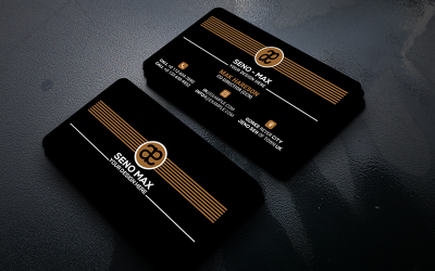 Simple Business Card so-5 Corporate identity template