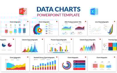 Графики данных Шаблоны презентаций PowerPoint