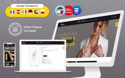 Jewelry Diamond Responsive PrestaShop Theme