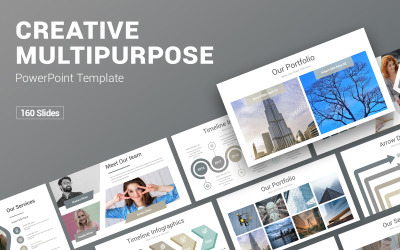 Plantilla de PowerPoint multipropósito creativo
