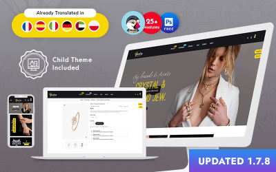 Thème PrestaShop Responsive Diamant Bijoux