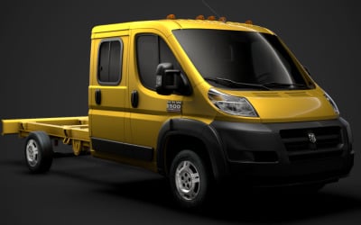 Kabina pro posádku nákladního vozidla Ram Promaster 4035XL WB 2019 3D model