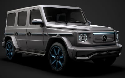 Mercedes Benz EQG 2022 3D Model