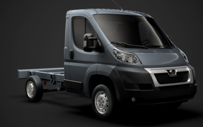Peugeot Boxer Manager Podwozie Ciężarówka Pojedyncza kabina 3000WB 2014 Model 3D
