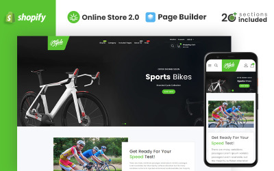 Shopify Theme a Sports Cycle and Accessories Store