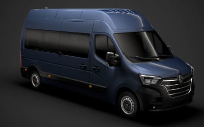 Renault Master L3H3 Minibus 2020 3D Model