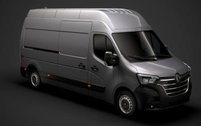 Renault Master L3H3 Van 2020 Modello 3D