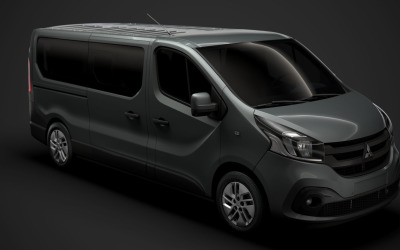 Mitsubishi Express Minibus LWB 2020 3D Model