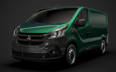 Mitsubishi Express Van 2020 3D Model