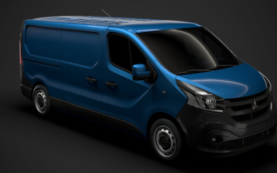 Mitsubishi Express Van LWB 2020 3D Model