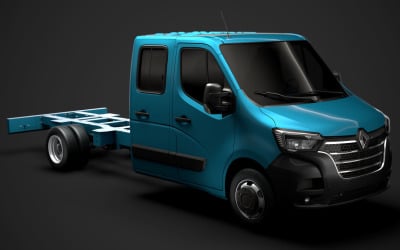Renault Master CrewCab DW E30 Chassis 2020 3D Model