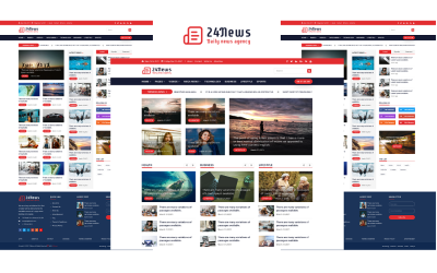24News - News Agency Bootstrap & Html5 Template