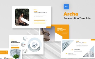 Archa - Keynote-sjabloon voor architectenbureau