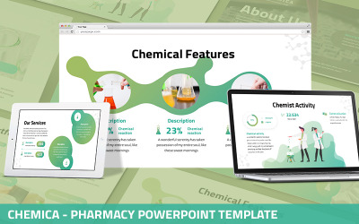 Chemica - Powerpoint-Vorlage für Apotheken