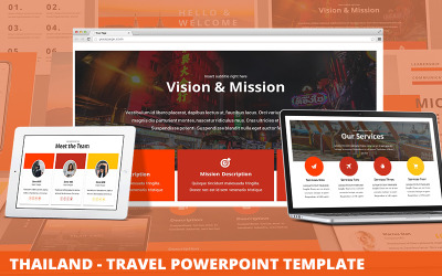Таїланд - шаблон подорожі Powerpoint