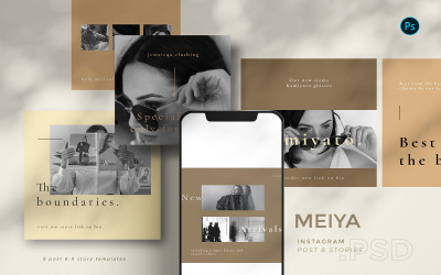 Meiya - Instagram Template set Social Media