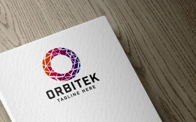 Modèle de logo Orbitek lettre O