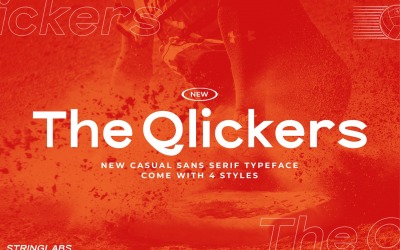 The Qlickers - Carattere sans serif casual