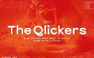 The Qlickers - случайный шрифт без засечек
