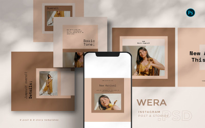 Wera - Instagram Template Set Social Media