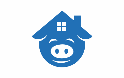 House Pig Abstrack Logo Mall