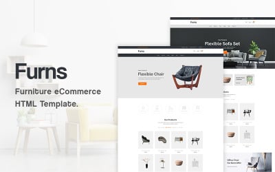 Furns - Шаблон сайта Bootstrap5 для электронной коммерции мебели