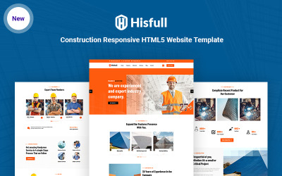 Hisfull - Modello di sito Web HTML5 reattivo per la costruzione