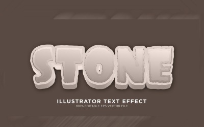 Stenillustratörtexteffektillustration