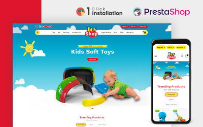 Toyshop - Магазин дитячого одягу та іграшок PrestaShop Theme