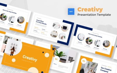Creativy - Творческий шаблон Keynote