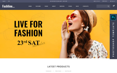 Fashline - PSD šablona eCommerce módy