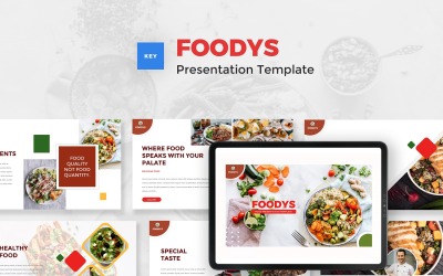Foodys - Yemek Keynote Şablonu