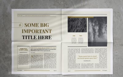 Газета Indesign Magazine Template