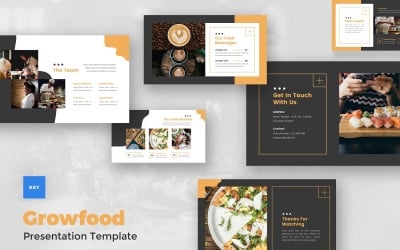Growfood - Food &amp;amp; Beverages Keynote Template