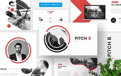 Pitch B - Pitch Deck &amp;amp; Business Keynote Vorlage