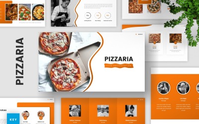 Pizzaria - Keynote-mall för snabbmat