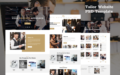 Prince - Tailor Website PSD-sjabloon