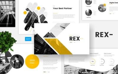 Rex - Modello di keynote per il pitch deck