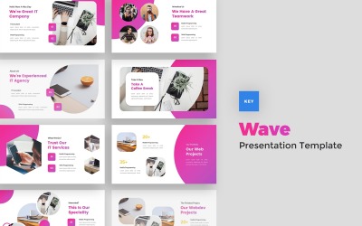 Wave - Modello di keynote per servizi e soluzioni IT