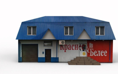 Wine Shop 3D model