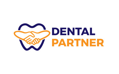 Design del logo dentale del partner commerciale